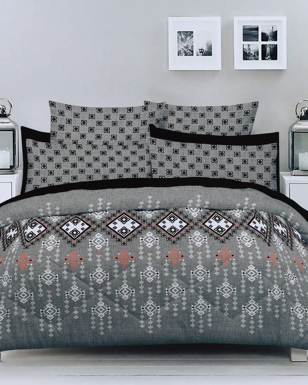 Double Bedsheet 90×94 – Salonika, Double Size Bed Sheet, Chase Value, Chase Value