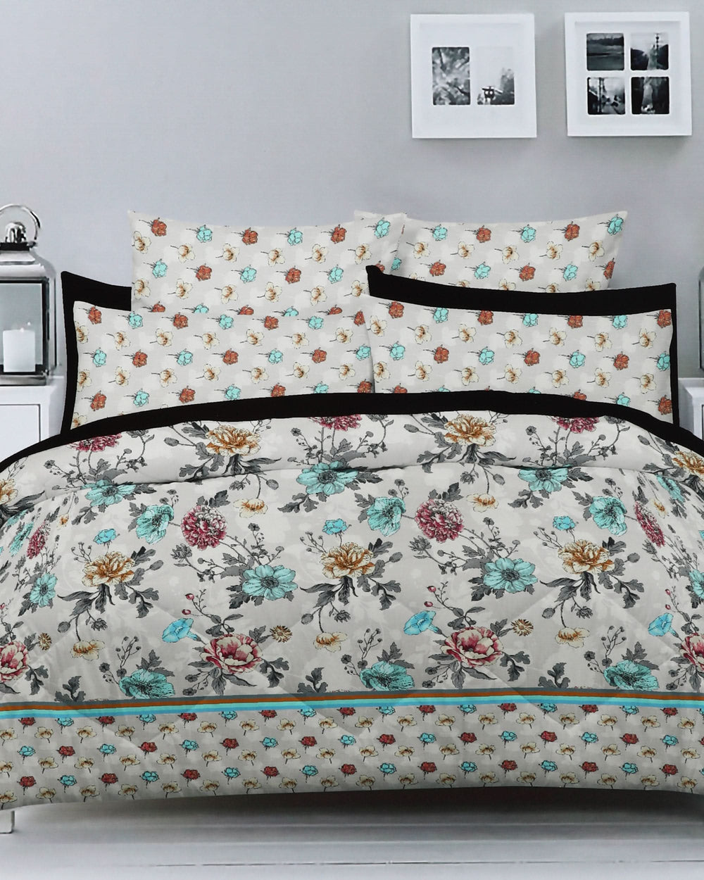 Double Bedsheet 90×94 – Salonika, Double Size Bed Sheet, Chase Value, Chase Value