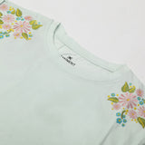Eminent Girl's Half Sleeves T-Shirt - Sea Green, Girls T-Shirts, Eminent, Chase Value