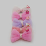 Fancy Hair Pin For Girls Pack Of 5 - Multi Color, Girls Hair Accessories, Chase Value, Chase Value
