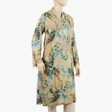Women's Embroidered Kurti - Skin, Women Ready Kurtis, Chase Value, Chase Value