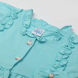 Girls Half Sleeves Suits - Blue, Girls Suits, Chase Value, Chase Value