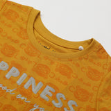 Girl's Half Sleeves T-Shirt - Mustard, Girls T-Shirts, Chase Value, Chase Value
