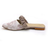 Women's Backless Pump - Beige, Women Backless Pumps, Chase Value, Chase Value