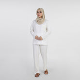 Eminent Women's Full Sleeves Night Suit - White, Women Two Piece Outfit, Eminent, Chase Value