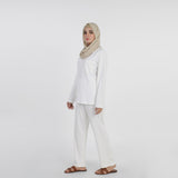 Eminent Women's Full Sleeves Night Suit - White, Women Two Piece Outfit, Eminent, Chase Value
