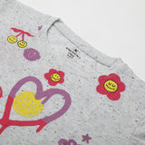 Eminent Girl's Half Sleeves T-Shirt - Oatmeal, Girls T-Shirts, Eminent, Chase Value