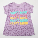 Girl's Half Sleeves T-Shirt - Purple, Girls T-Shirts, Chase Value, Chase Value