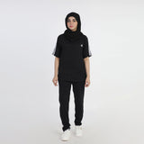 Women's Fancy 3 Tape Track Suit - Black, Women Two Piece Outfit, Chase Value, Chase Value