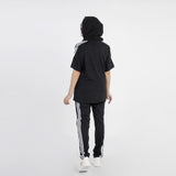 Women's Fancy 3 Tape Track Suit - Black, Women Two Piece Outfit, Chase Value, Chase Value