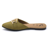 Women's Backless Pump - Light Green, Women Backless Pumps, Chase Value, Chase Value