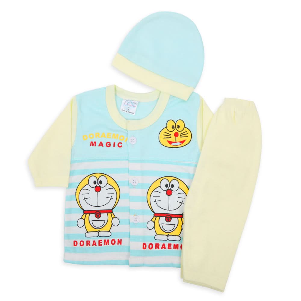 Newborn Boys Full Sleeves Suit - Light Blue, Newborn Boys Sets & Suits, Chase Value, Chase Value
