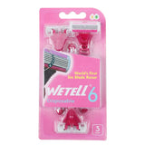 Wetell Women Razor Disposable Pack of 3, Razor & Cartridges, Wetell, Chase Value