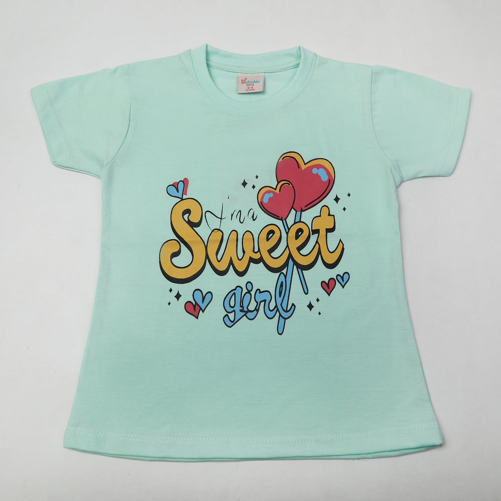 Girls Half Sleeves T-Shirt, Girls T-Shirts, Chase Value, Chase Value