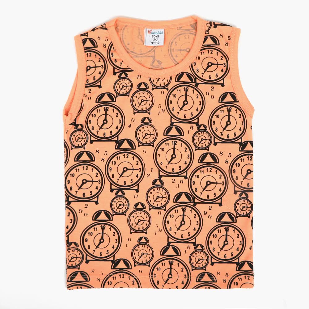 Boys Sando T-Shirt - Peach, Boys Sando, Chase Value, Chase Value