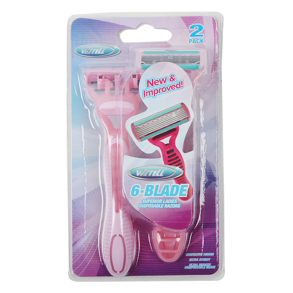 Wetell Women Razor Pack of 2, Razor & Cartridges, Wetell, Chase Value
