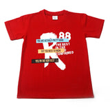 Boys Half Sleeves T-Shirt - Red, Boys T-Shirts, Chase Value, Chase Value