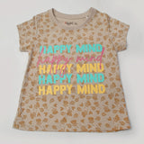 Girl's Half Sleeves T-Shirt - Light Brown, Girls T-Shirts, Chase Value, Chase Value