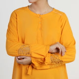 Women's Western Top - Mustard, Women T-Shirts & Tops, Chase Value, Chase Value