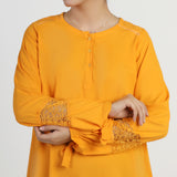 Women's Western Top - Mustard, Women T-Shirts & Tops, Chase Value, Chase Value