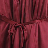 Women's 3Pcs Long Nighty - Maroon, Women Night Suit, Chase Value, Chase Value