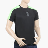 Men's Round Neck Half Sleeves T-Shirt - Black, Men's T-Shirts & Polos, Chase Value, Chase Value