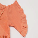 Girls Half Sleeves Suits - Peach, Girls Suits, Chase Value, Chase Value