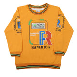 Boys Full Sleeves SweatShirt - Mustard, Boys Hoodies & Sweat Shirts, Chase Value, Chase Value