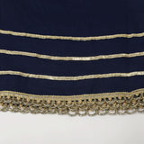 Girls Shalwar Suit 2Pcs - Navy Blue, Girls Shalwar Kameez, Chase Value, Chase Value