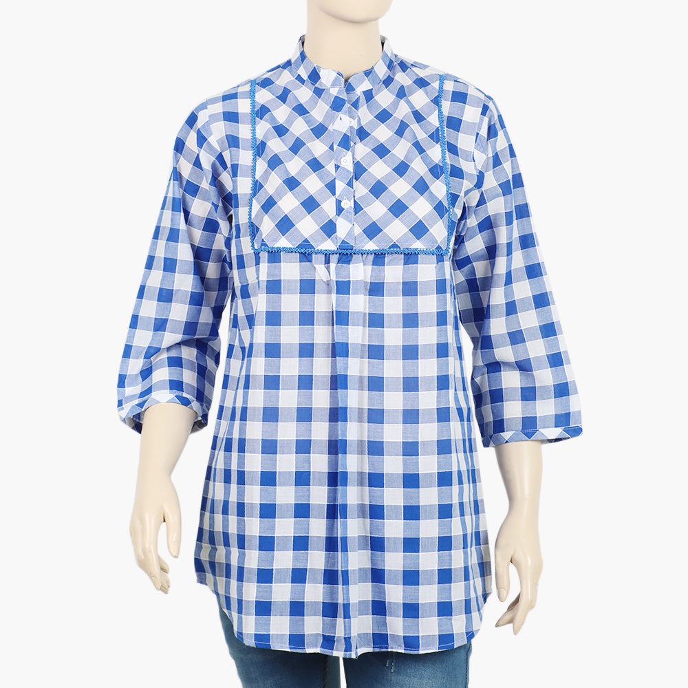 Women's Western Top - Blue, Women T-Shirts & Tops, Chase Value, Chase Value