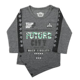 Boys Full Sleeves T-Shirt - Dark Grey, Boys T-Shirts, Chase Value, Chase Value