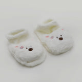 Newborn Fur Silicon Socks - Off White, Newborn Caps, Shoes & Socks, Chase Value, Chase Value