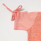 Girls Half Sleeves Suits - Peach, Girls Suits, Chase Value, Chase Value