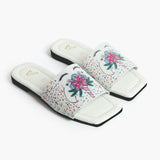 Girls Slipper - White, Girls Slippers, Chase Value, Chase Value