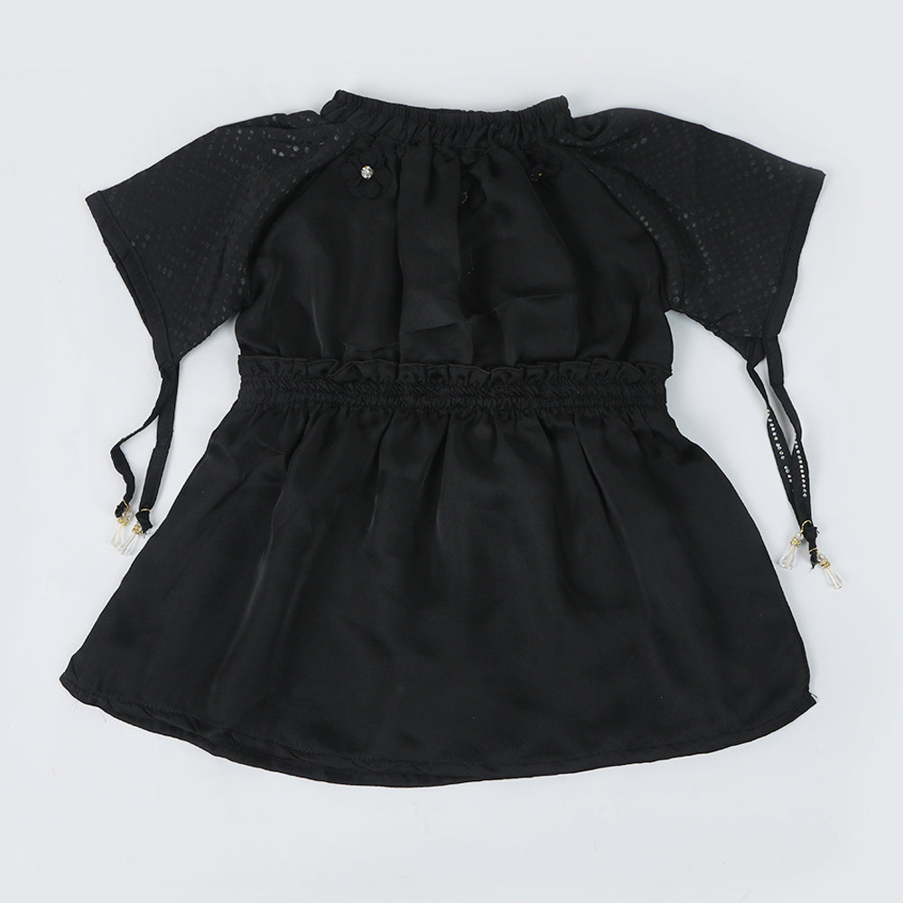 Girls Western Top - Black, Girls Tops, Chase Value, Chase Value