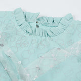 Girls Western Top - Cyan, Girls Tops, Chase Value, Chase Value
