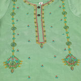 Girls Shalwar Suit 2Pcs - Green, Girls Shalwar Kameez, Chase Value, Chase Value