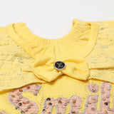 Girls Half Sleeves Suits - Yellow, Girls Suits, Chase Value, Chase Value