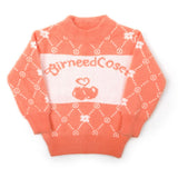 Girls Full Sleeves Sweater - Orange, Girls Sweaters, Chase Value, Chase Value