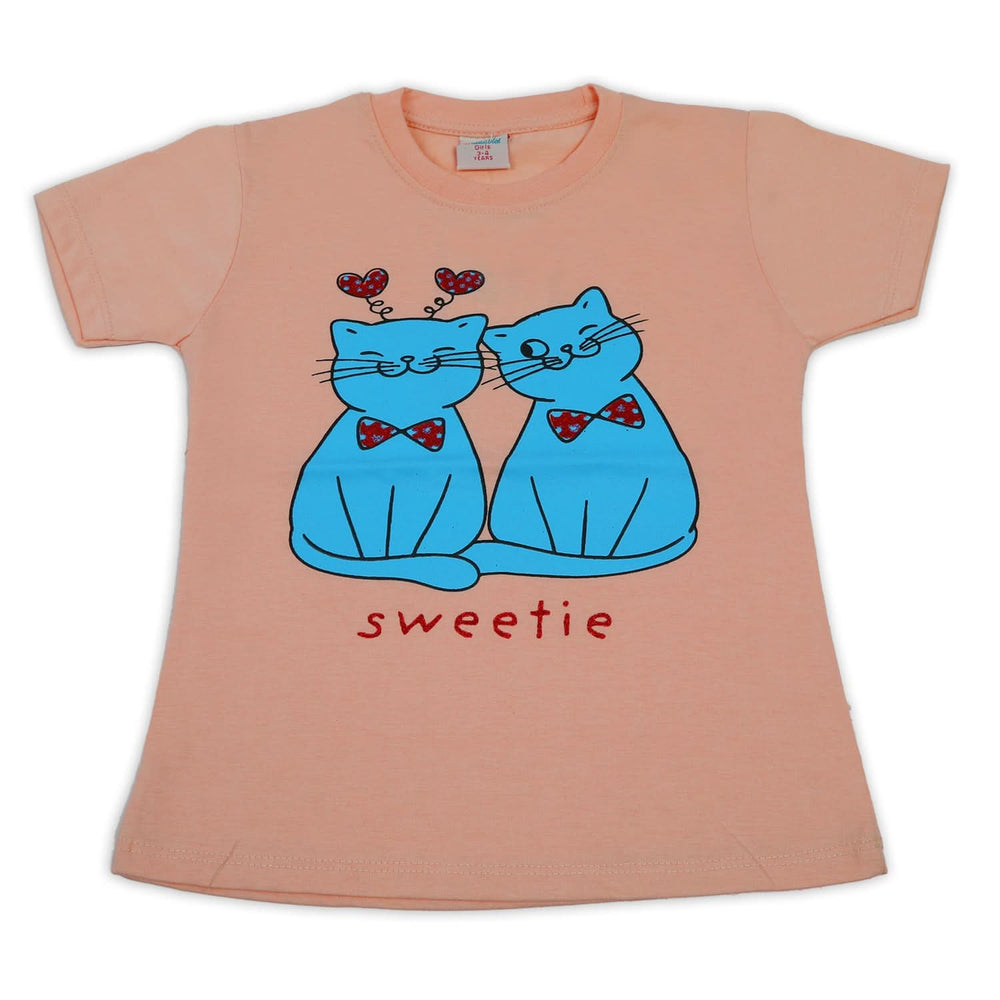 Girls Half Sleeves T-Shirt, Girls T-Shirts, Chase Value, Chase Value