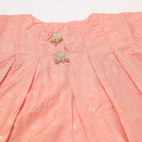 Girls Shalwar Suit 2Pcs - Peach, Girls Shalwar Kameez, Chase Value, Chase Value