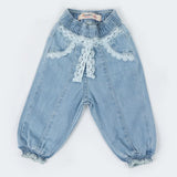 Newborn Girls Denim Pant - Light Blue, Newborn Girls Shorts Skirts & Pants, Chase Value, Chase Value