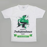 Boys Half Sleeves Azadi T-Shirt - Green, Boys T-Shirts, Chase Value, Chase Value
