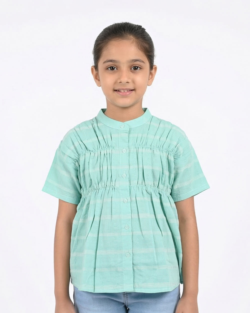 Eminent Girls Half Sleeves Woven Top, Girls Tops, Eminent, Chase Value