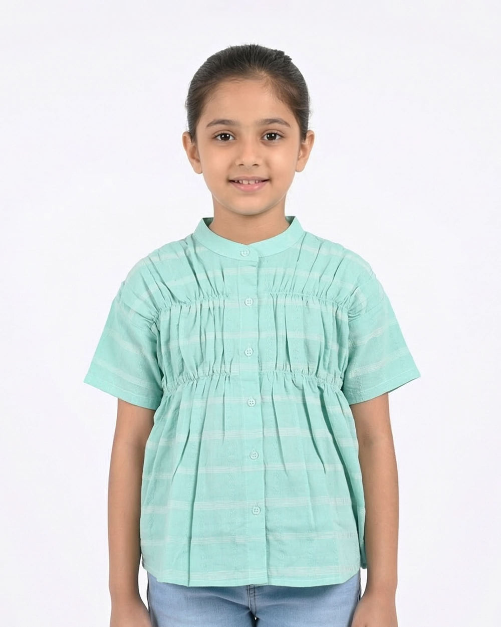 Eminent Girls Half Sleeves Woven Top, Girls Tops, Eminent, Chase Value