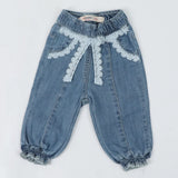 Newborn Girls Denim Pant - Blue, Newborn Girls Shorts Skirts & Pants, Chase Value, Chase Value