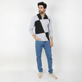 Men's Full Sleeves Polo T-Shirt - Grey, Men's T-Shirts & Polos, Chase Value, Chase Value