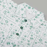 Girls Independence Day Frock - Green & White, Girls Frocks, Chase Value, Chase Value