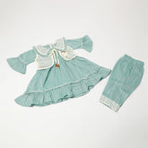 Girls Shalwar Suits - Green, Girls Shalwar Kameez, Chase Value, Chase Value