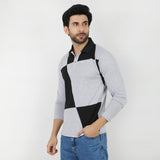Men's Full Sleeves Polo T-Shirt - Grey, Men's T-Shirts & Polos, Chase Value, Chase Value